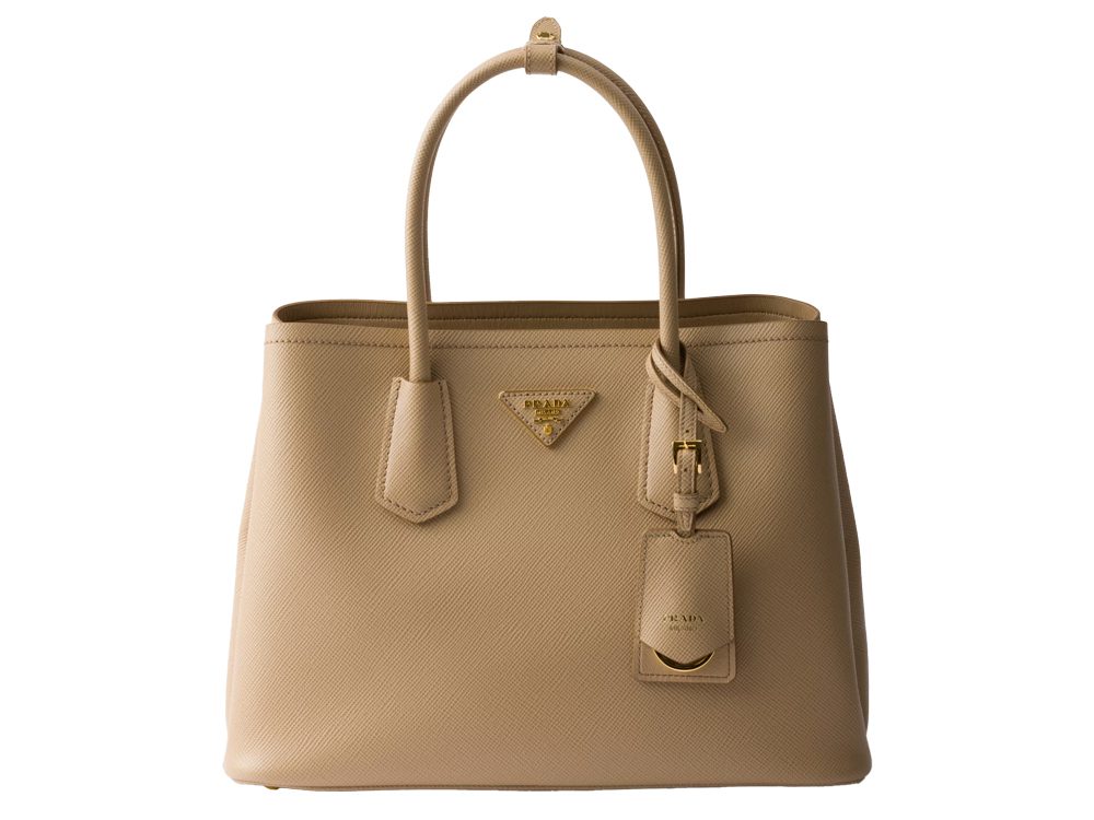 Prada Saffiano Double Handle Bag