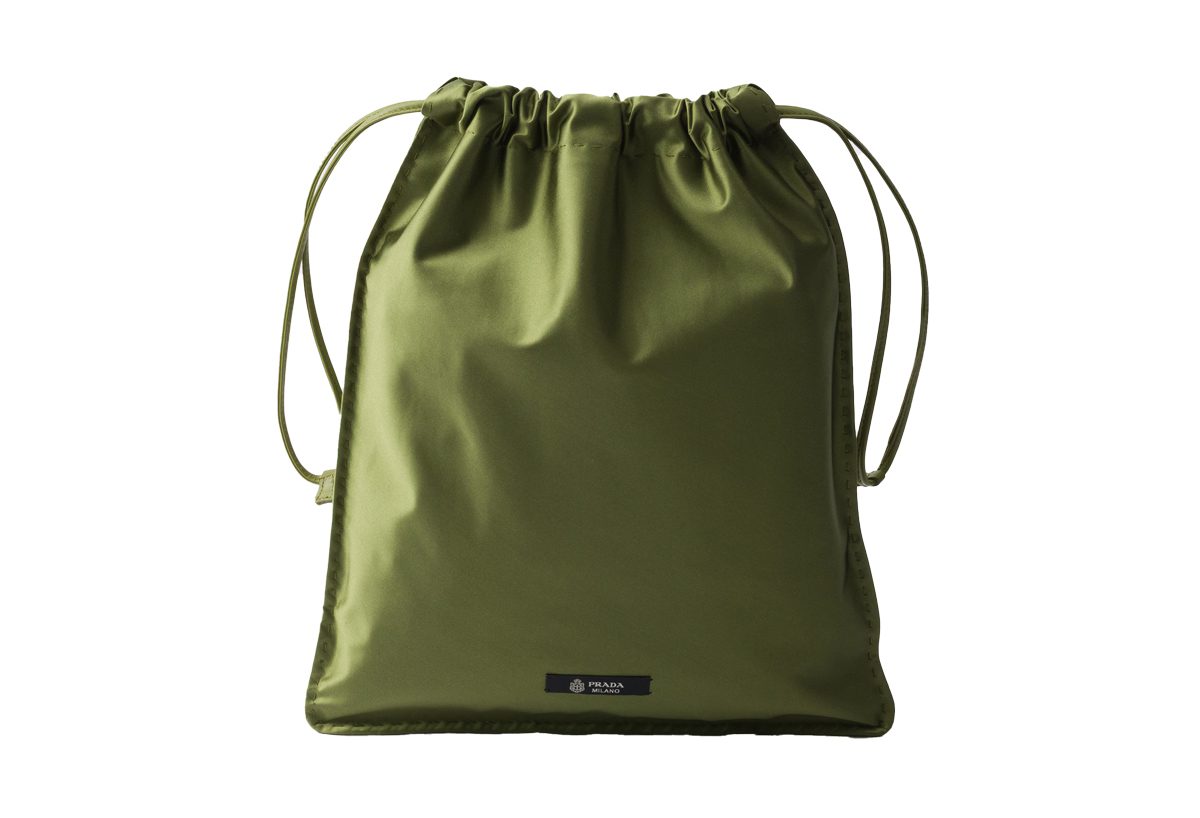 Prada Wish silk duchesse pouch