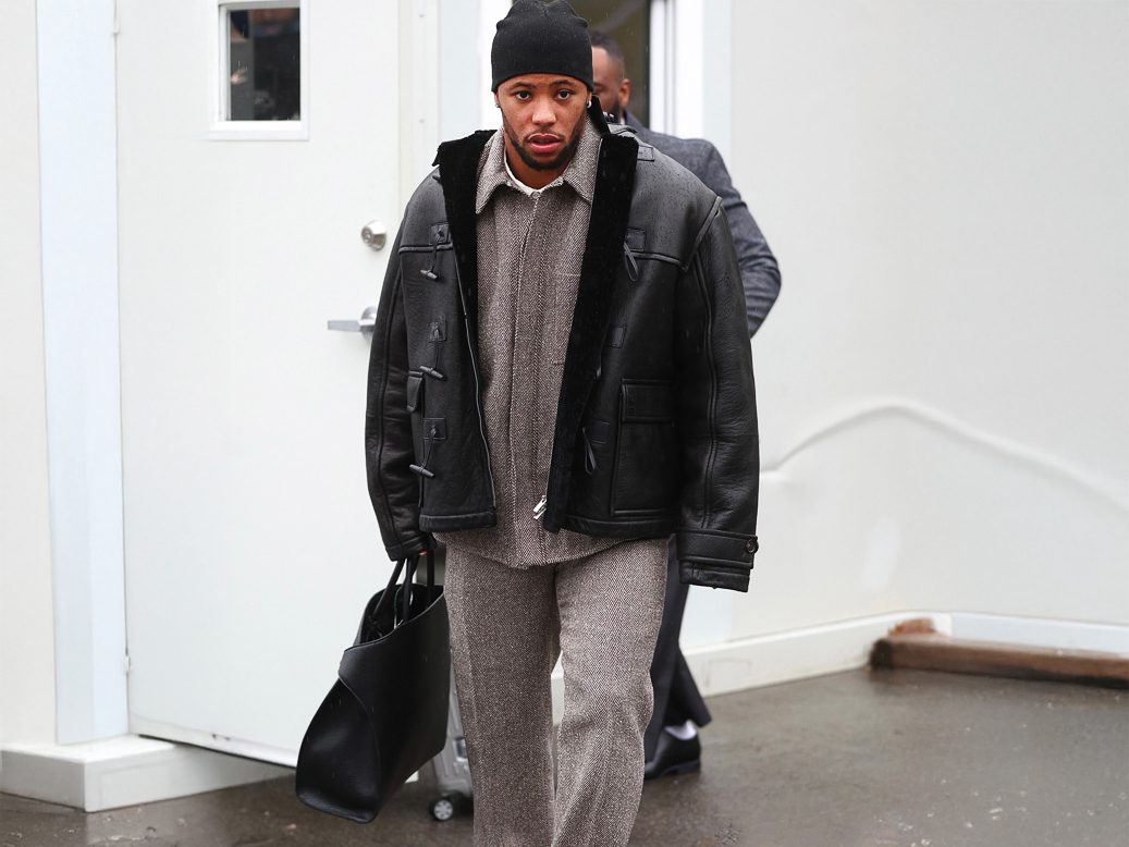 Front Page 4 Saquon Barkley Ferragamo Hug Bagjpg