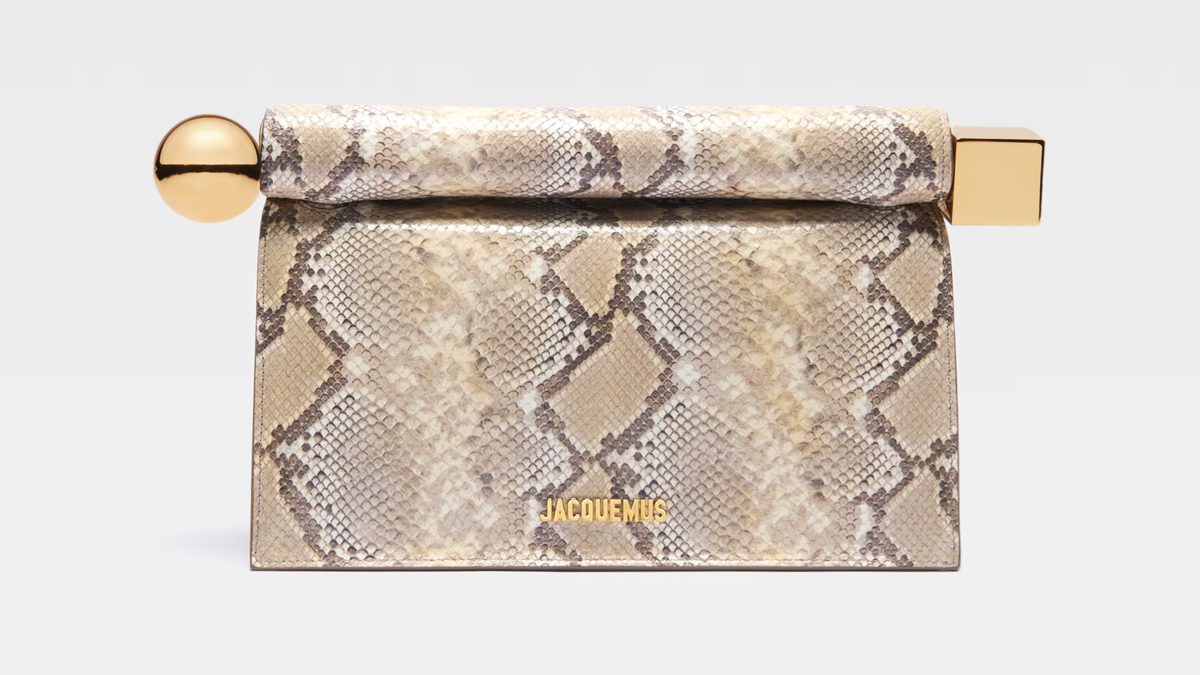 jacquemus The Rond Carre? clutch beige