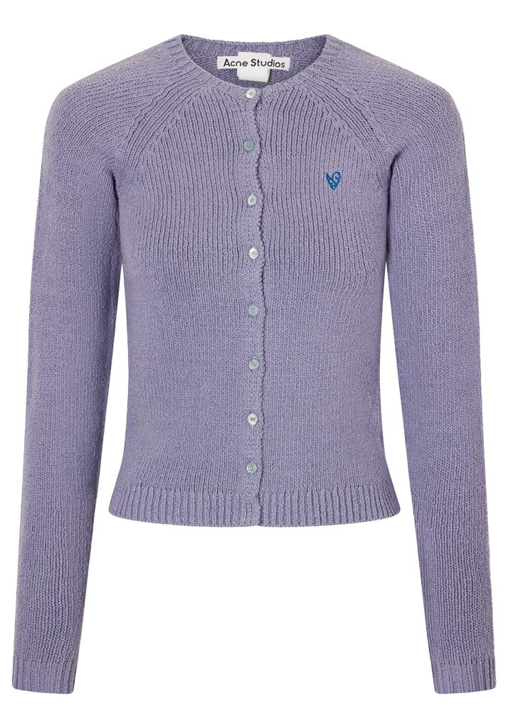 Acne Studios Purple Cardigan
