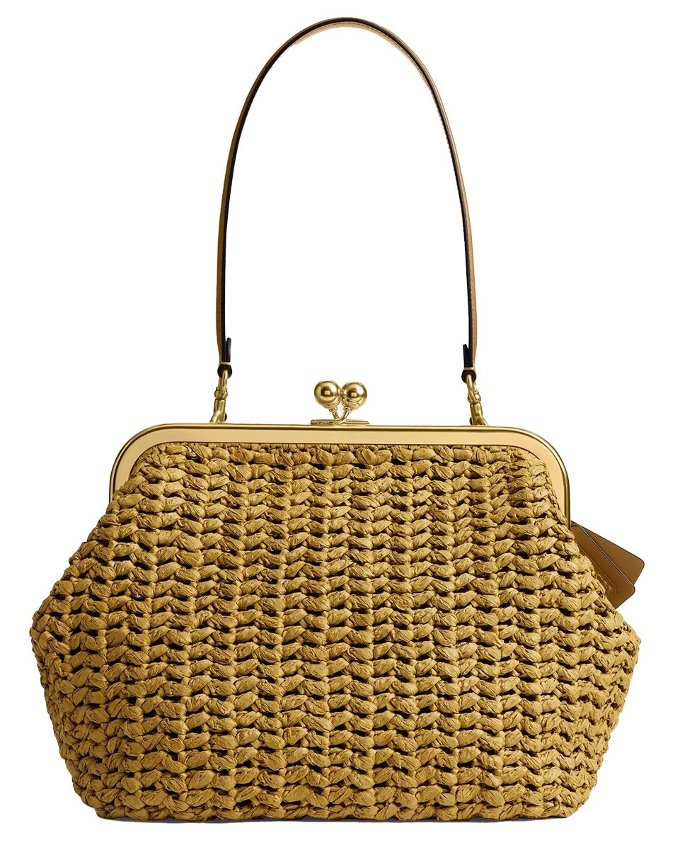 Coach Kisslock Frame Bag 27 in Muted Olive
