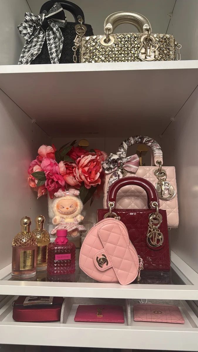 Dior Patent Red Lady Dior and Chanel
