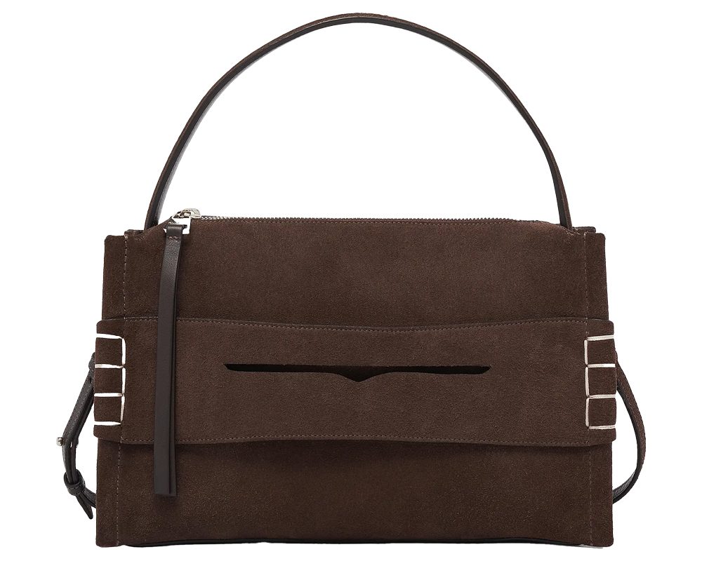 JW Anderson Bumper Bag Suede Brown