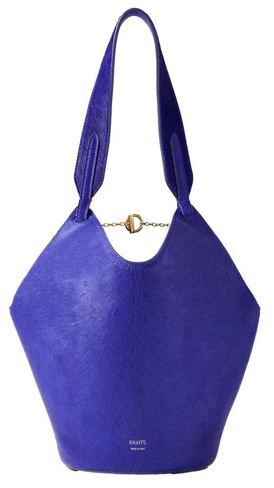 Khaite Lotus Ponyhair Bag