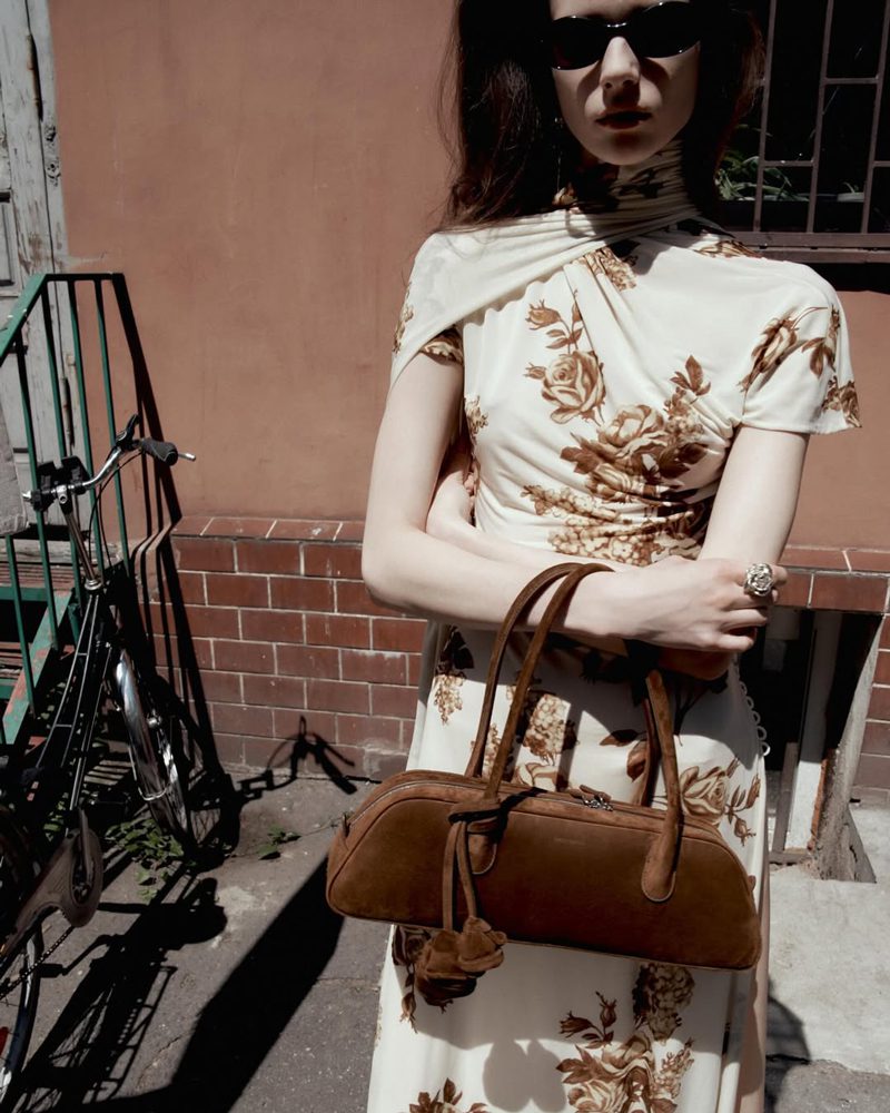 Magda Butrym Brigette Suede Brown