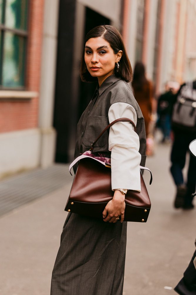 The Best Street Style Bags from Milan Fashion Week Fall 2026 So Far 5 Milan Fashion Week Best Street STyle Bags Fall 2026 10