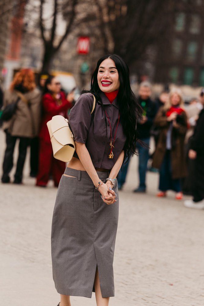 The Best Street Style Bags from Milan Fashion Week Fall 2026 So Far 4 Milan Fashion Week Best Street STyle Bags Fall 2026 6
