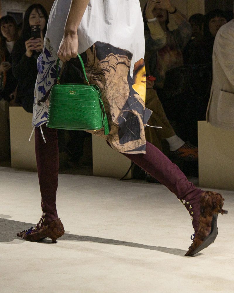 Prada Examines the Many Layers of the Modern Woman for Fall 2026 13 Prada Spring 2026 Runway Bags 24