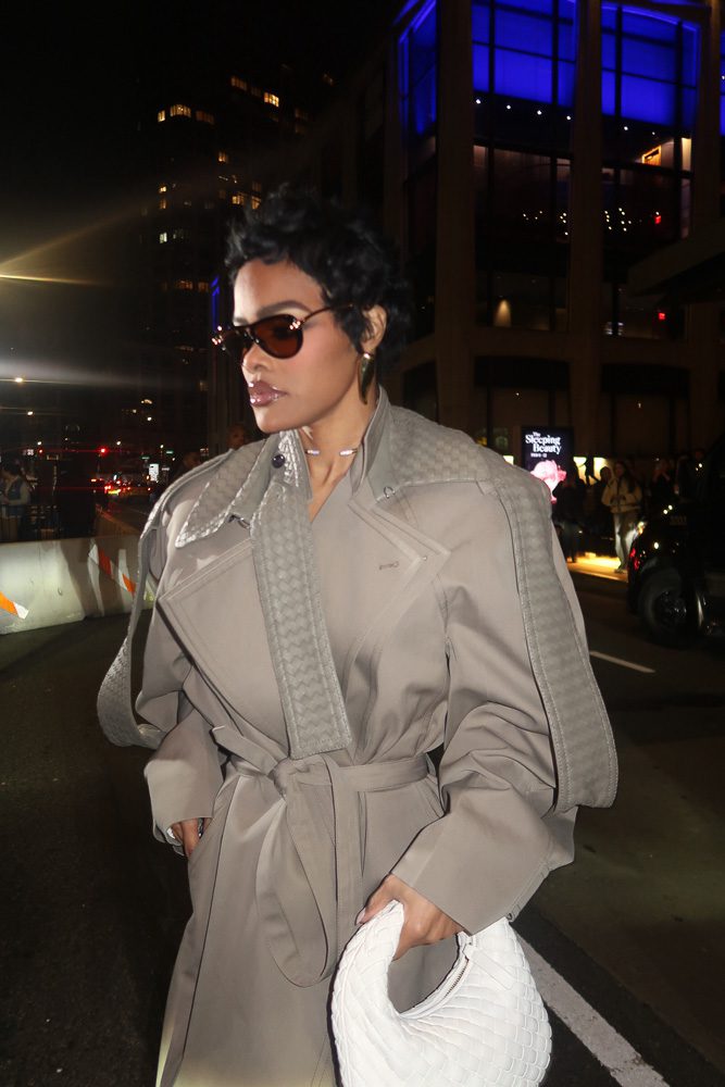 TEYANA TAYLOR WEARS BOTTEGA VENETA