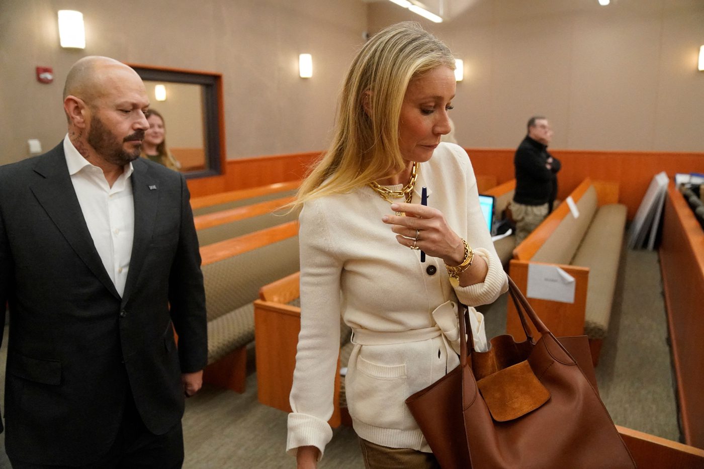 actress gwyneth paltrow enters the courtroom on march 22 in news photo 1680098171