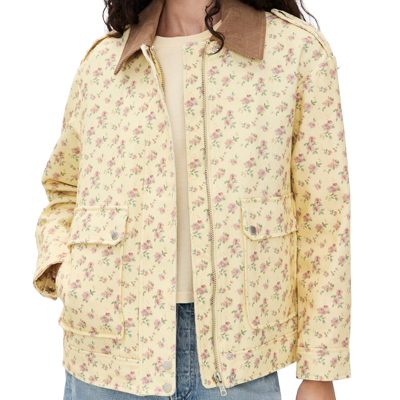 Avec Les Filles Oversized Aviator Jacket With Straight Hem