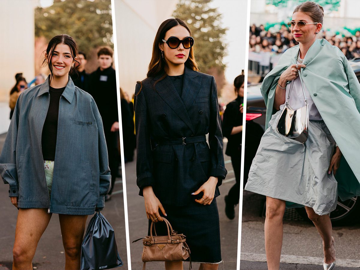 Best Prada Street Style Bags MFW FW26