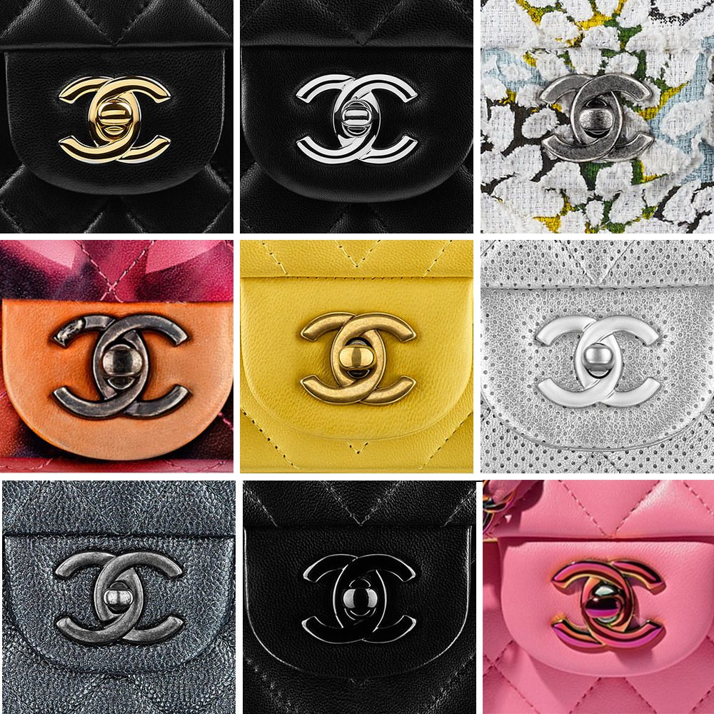 Chanel Classic Flap Bag Hardware Colors