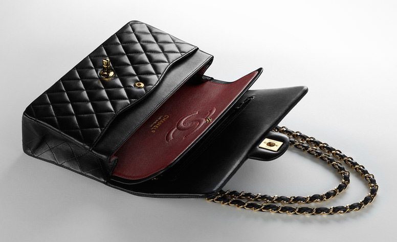 Chanel Classic Flap Bag Interior 2