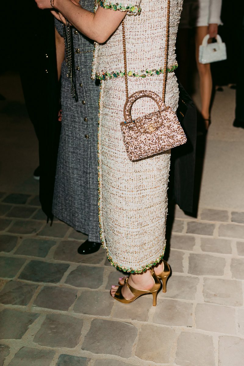 Chanel Mini Shopping Bag Sequin Chanel Mini Shopping Bag Sequin