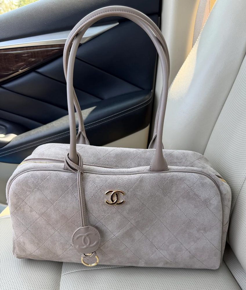 Chanel Suede Bowler