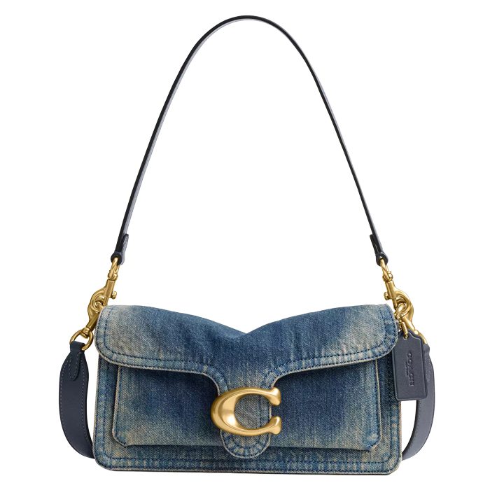Is Coach the Only Brand Nailing the Nostalgia Trend? 3 Coach Tabby Shoulder Bag 26 In Regenerative Cotton Denim