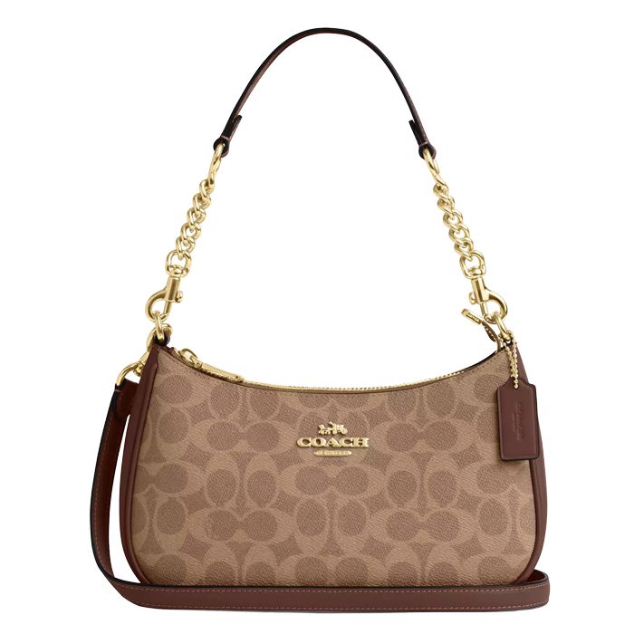 Is Coach the Only Brand Nailing the Nostalgia Trend? 4 Coach Teri Shoulder Bag In Signature Canvas