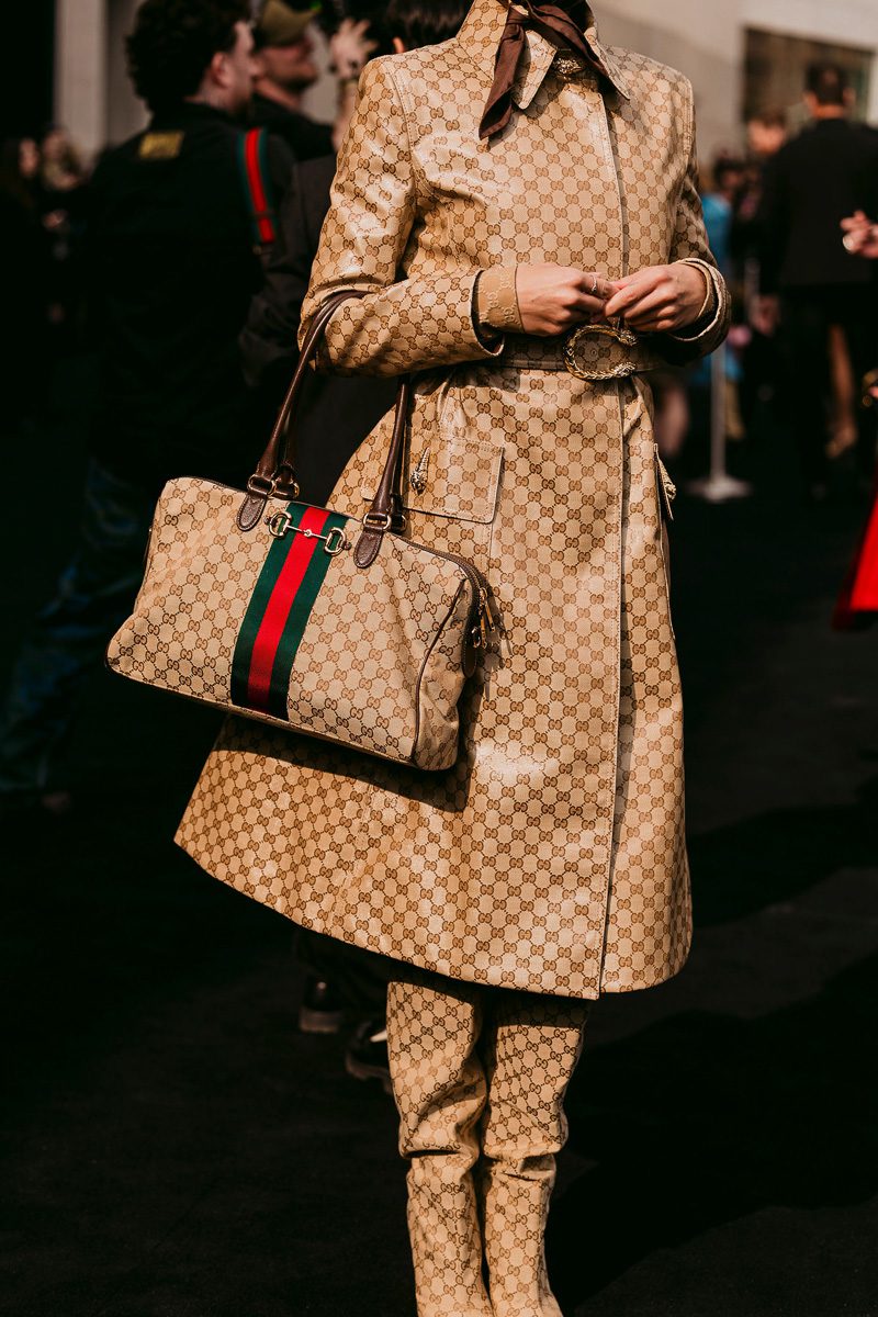 Gucci Borsetto Boston Bag Canvas