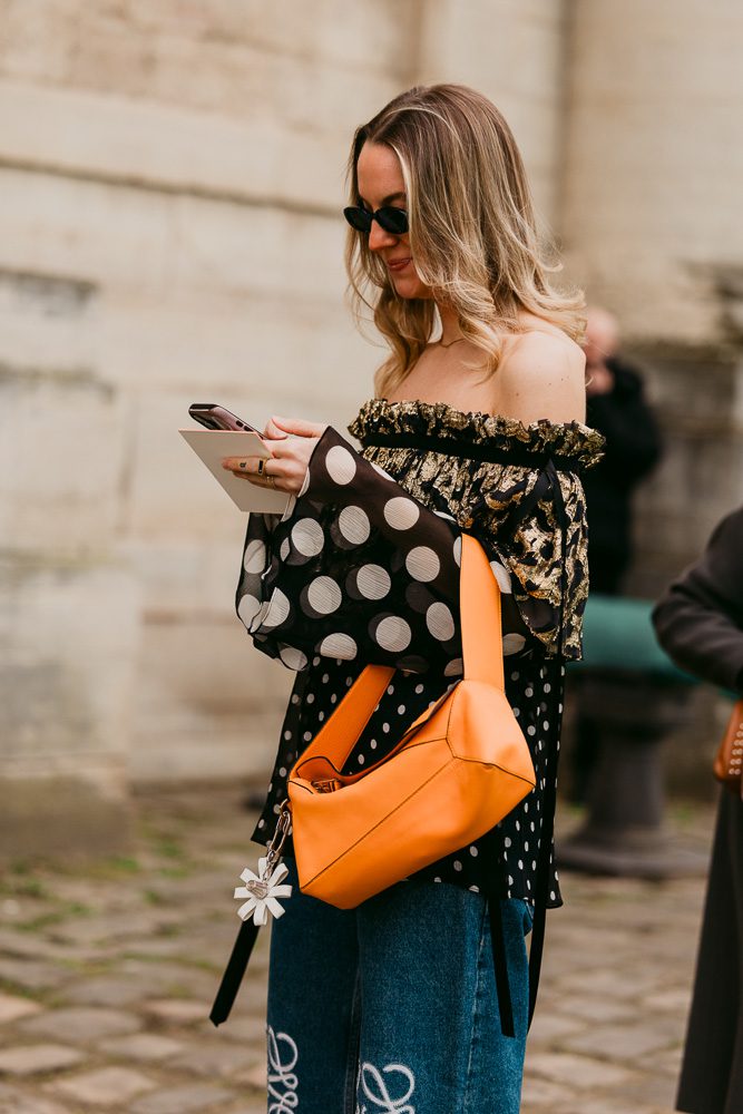 LOEWE FALL 2026 STREET STYLE BAGS LOEWE FALL 2026 STREET STYLE BAGS