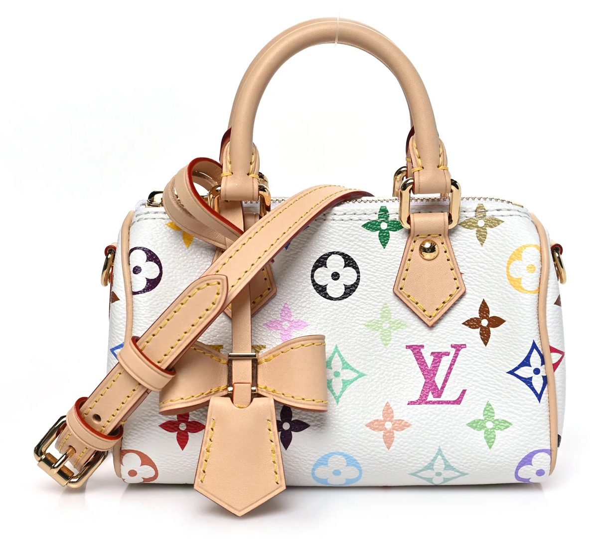 Louis Vuitton LV X TM Monogram Multicolor Nano Speedy White