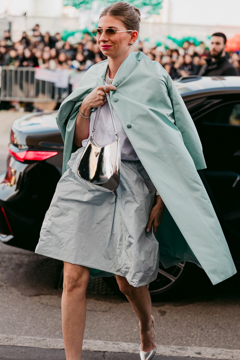 Prada Cleo Silver