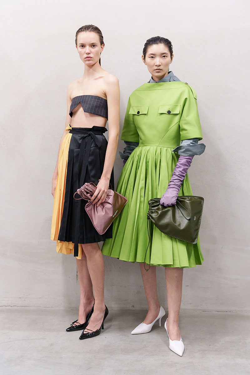 Prada Donna SS26 backstage (1) Prada Donna SS26 backstage (1)