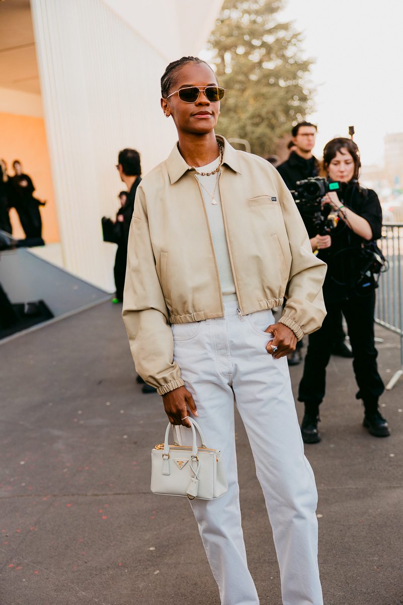 Prada Galleria patent Saffiano leather mini bag white