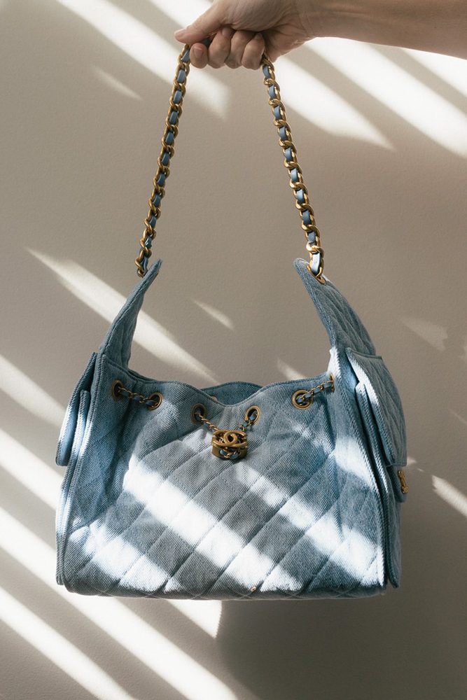 Chanel 25 Bag blue denim