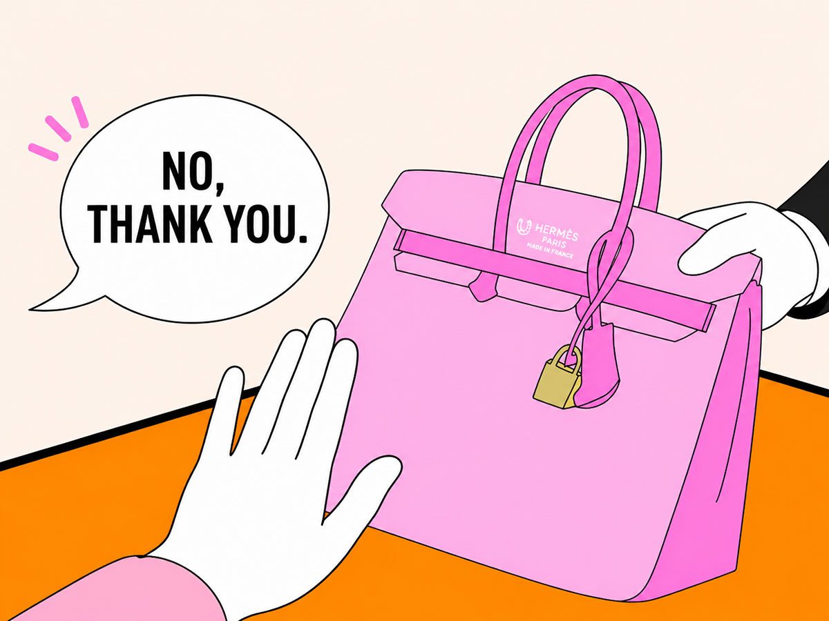 Decline Hermes Bag Offer