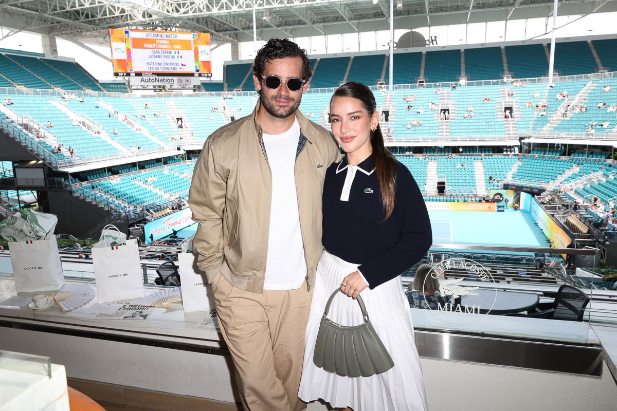 Diego Lombardi & Maria Valeria Urdaneta Lacoste Small Lenglen Leather Bag