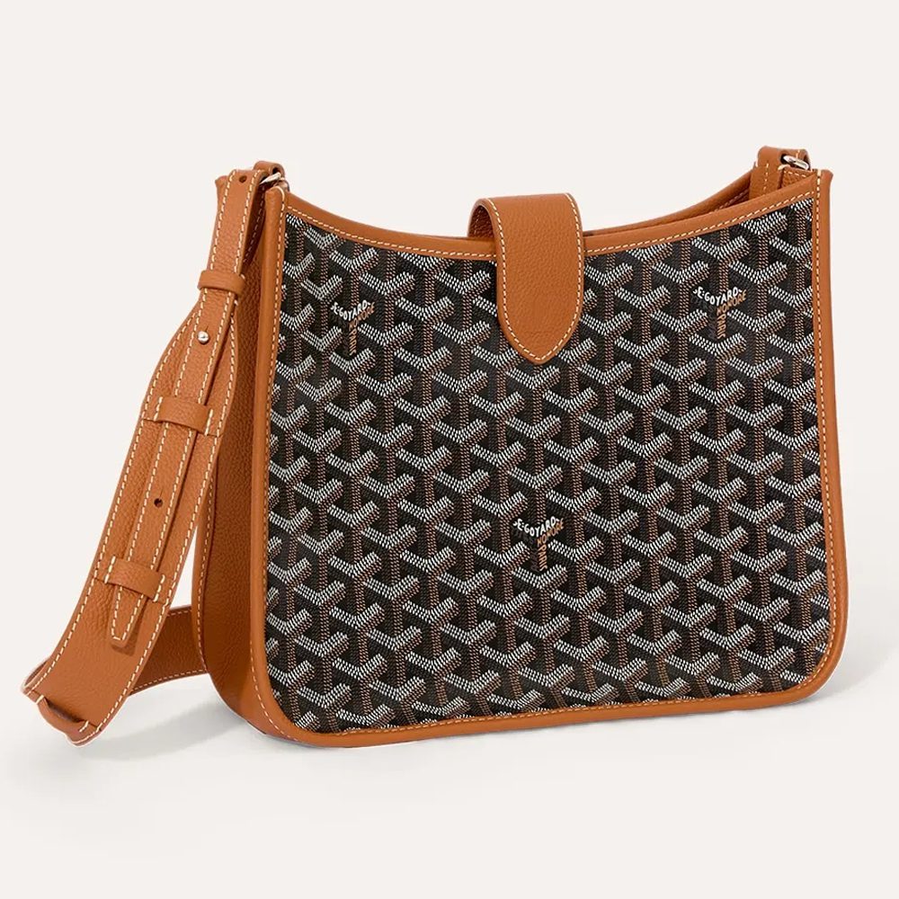 Goyard Musette Bag in Black and Tan Goyard Musette Bag in Black and Tan