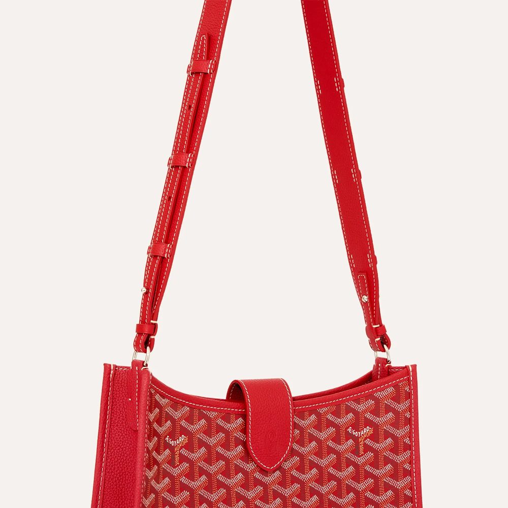 Goyard Musette Bag in Red 2 Goyard Musette Bag in Red 2