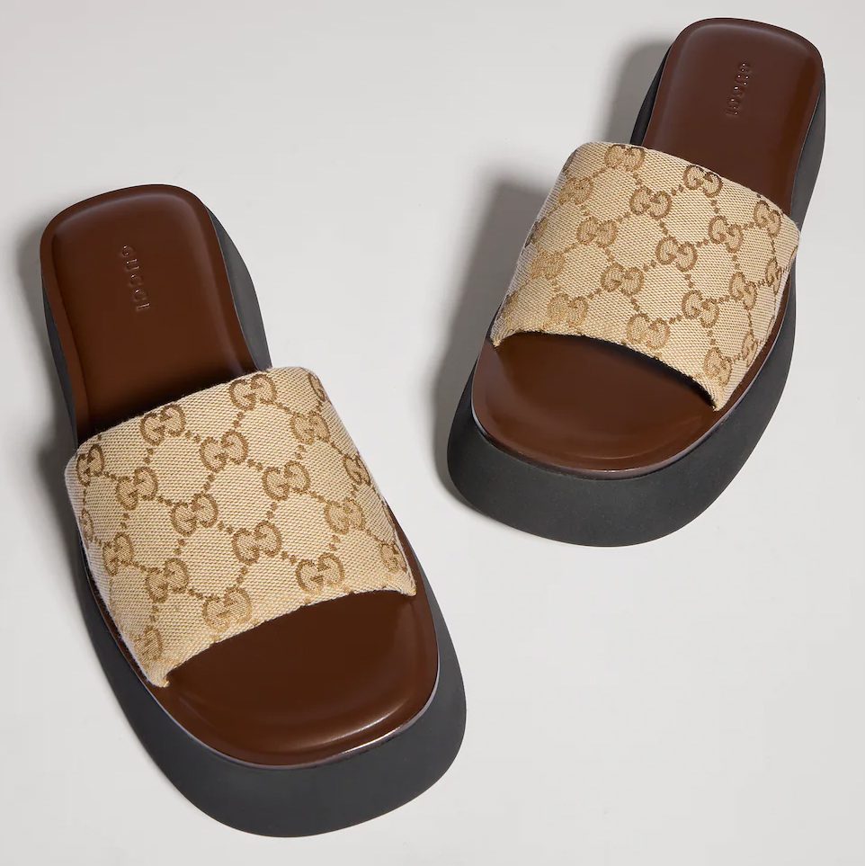 Gucci Logo Flatforms