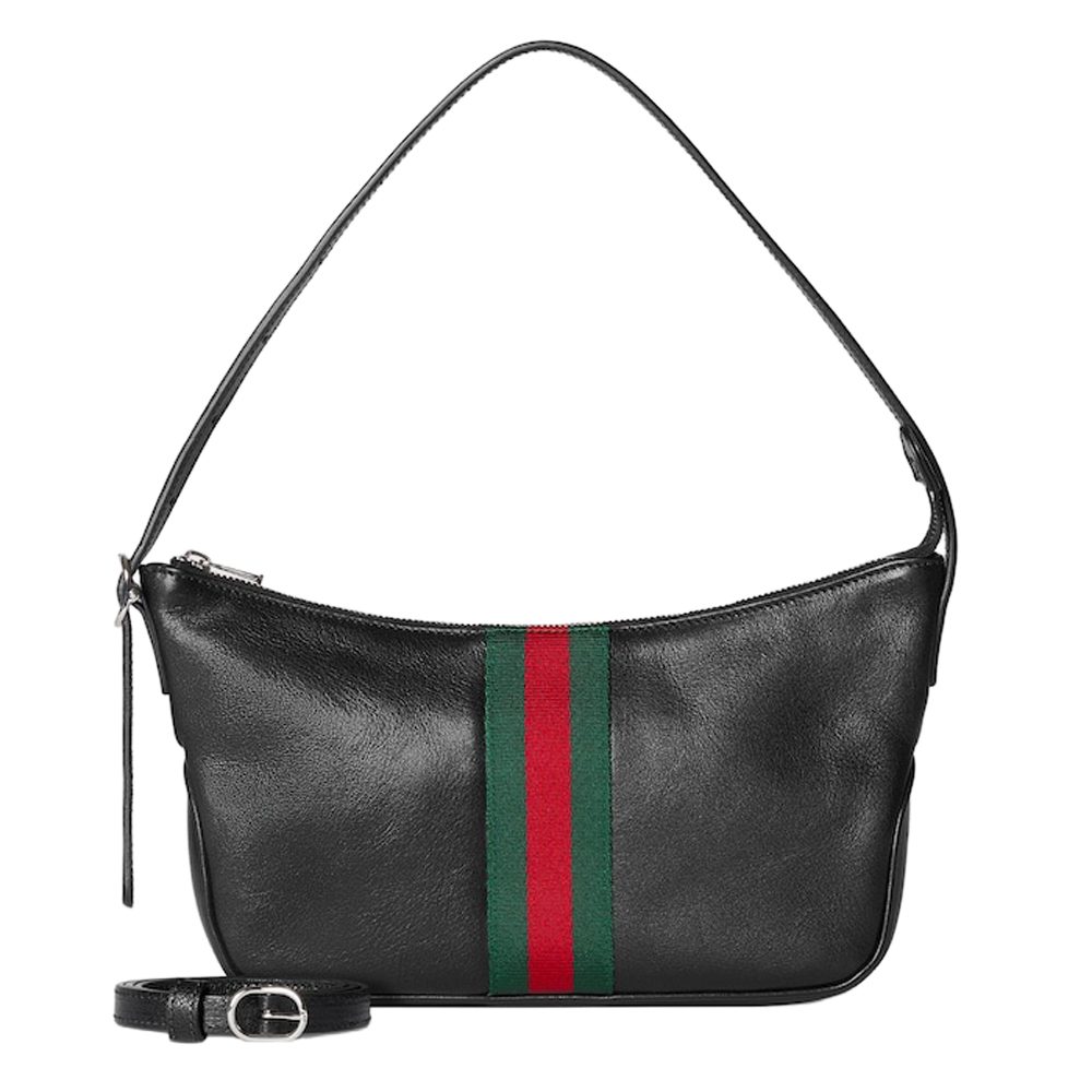 Gucci Lunetta small crossbody bag in black leather