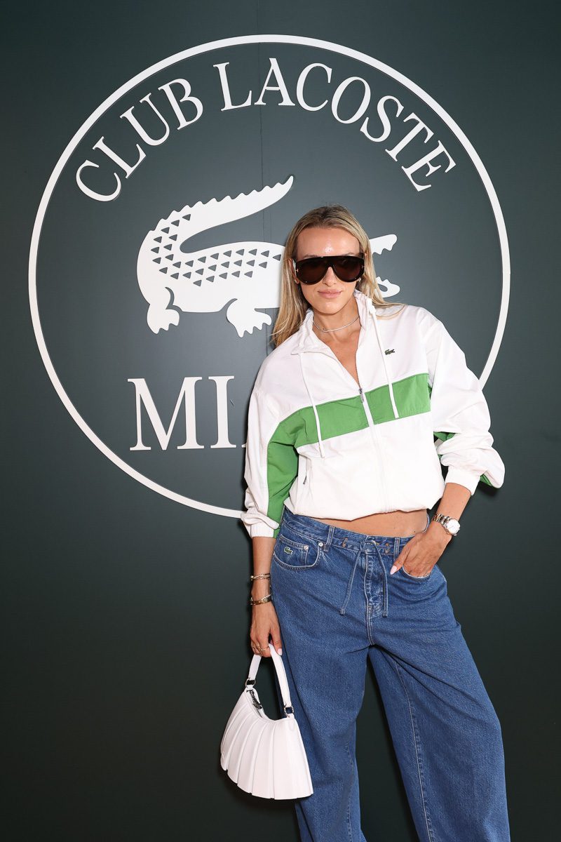 Lisa DiCicco Lacoste Small Lenglen Leather Bag