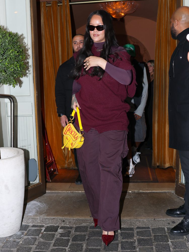 Rihanna Dior Saddle Bag