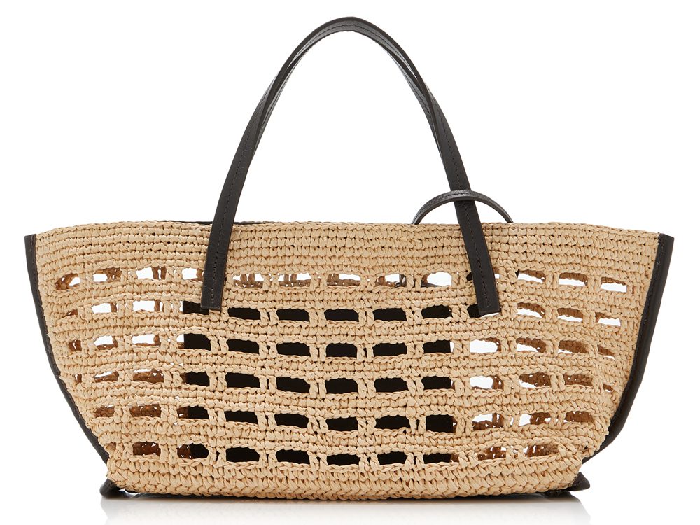 STAUD Christos Raffia Tote