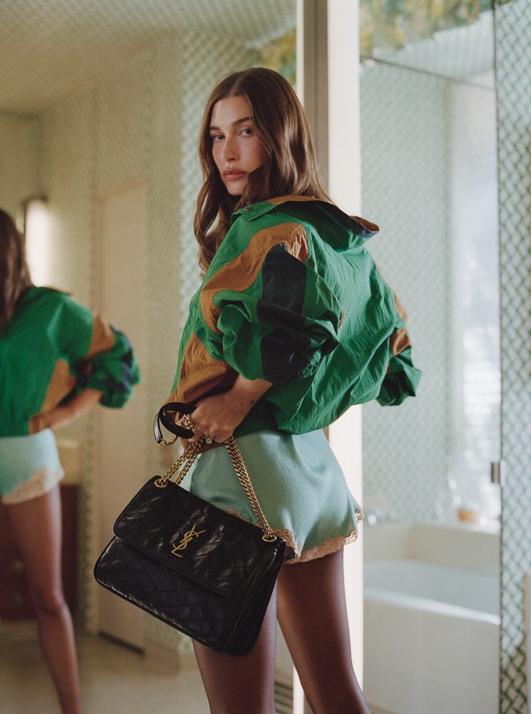 Saint Laurent Just Dropped A Juicy New Campaign With Hailey Bieber