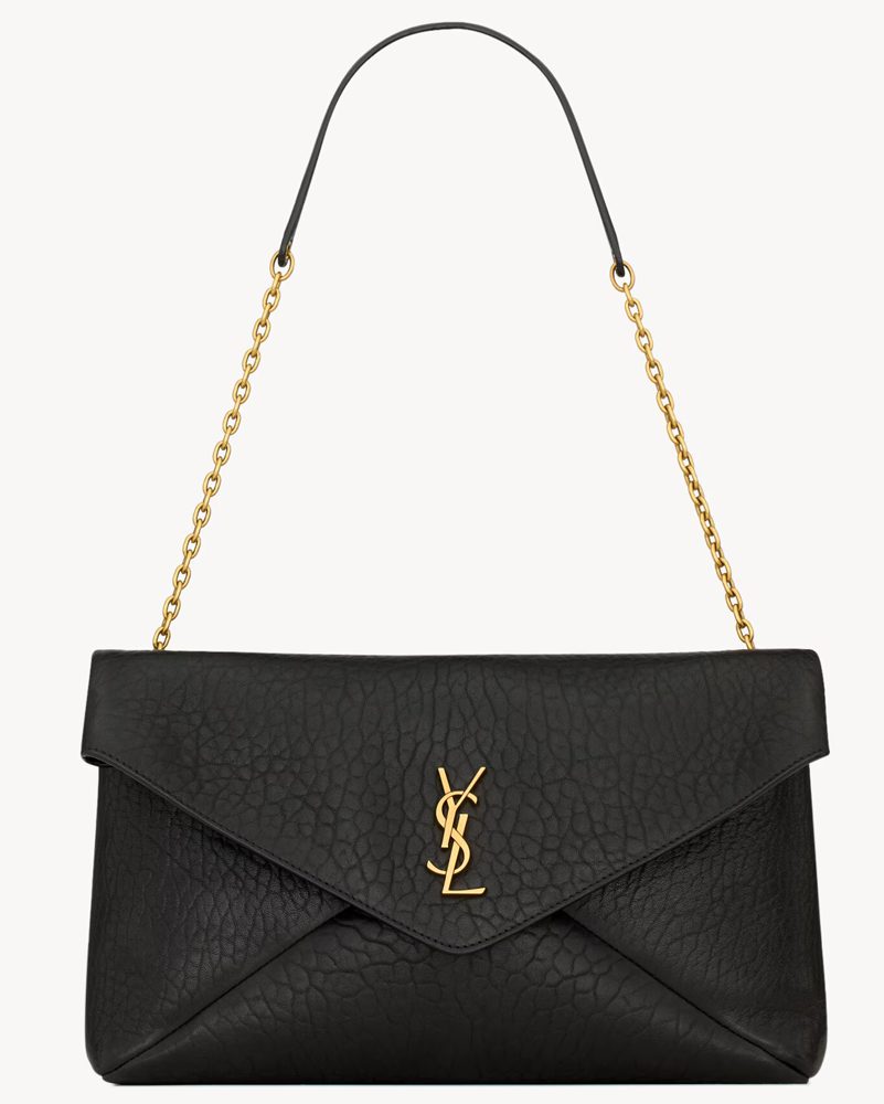 Saint Laurent Textured Envelope Bag