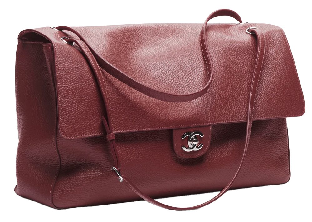 CHANEL Maxi Flap Burgundy