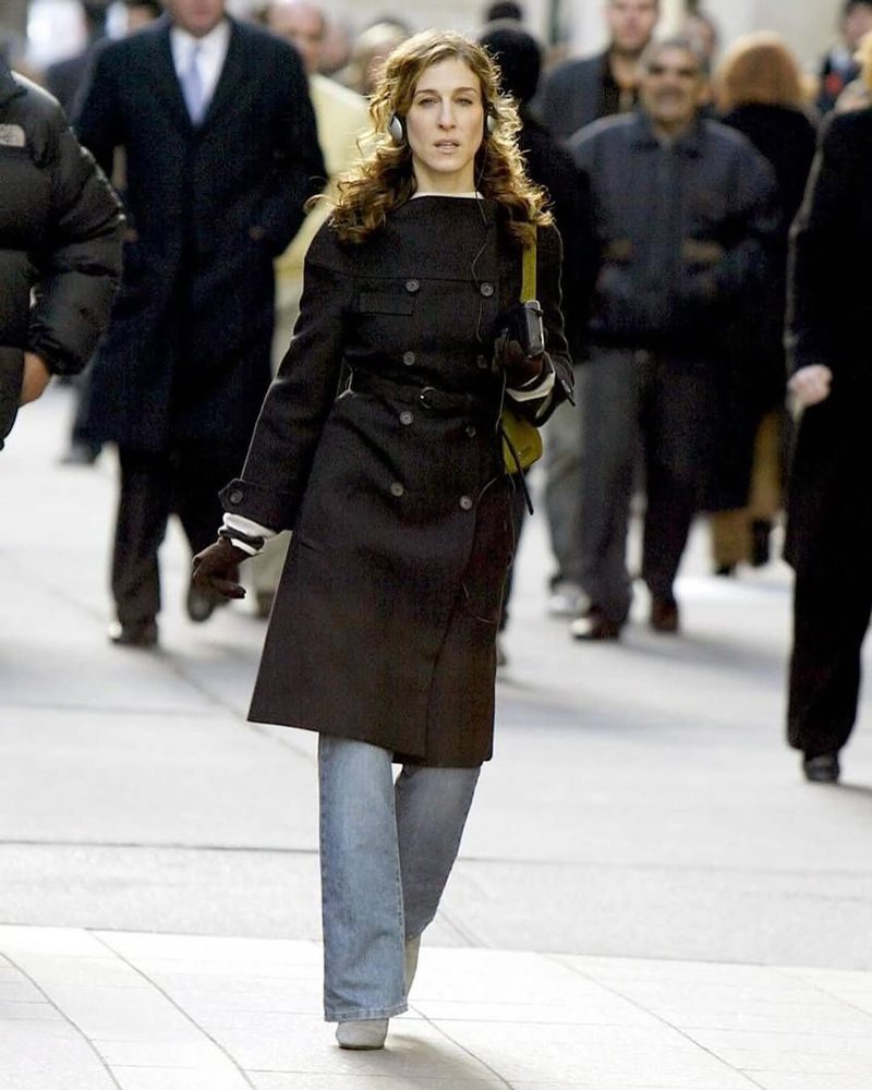 Carrie SATC Black Coat