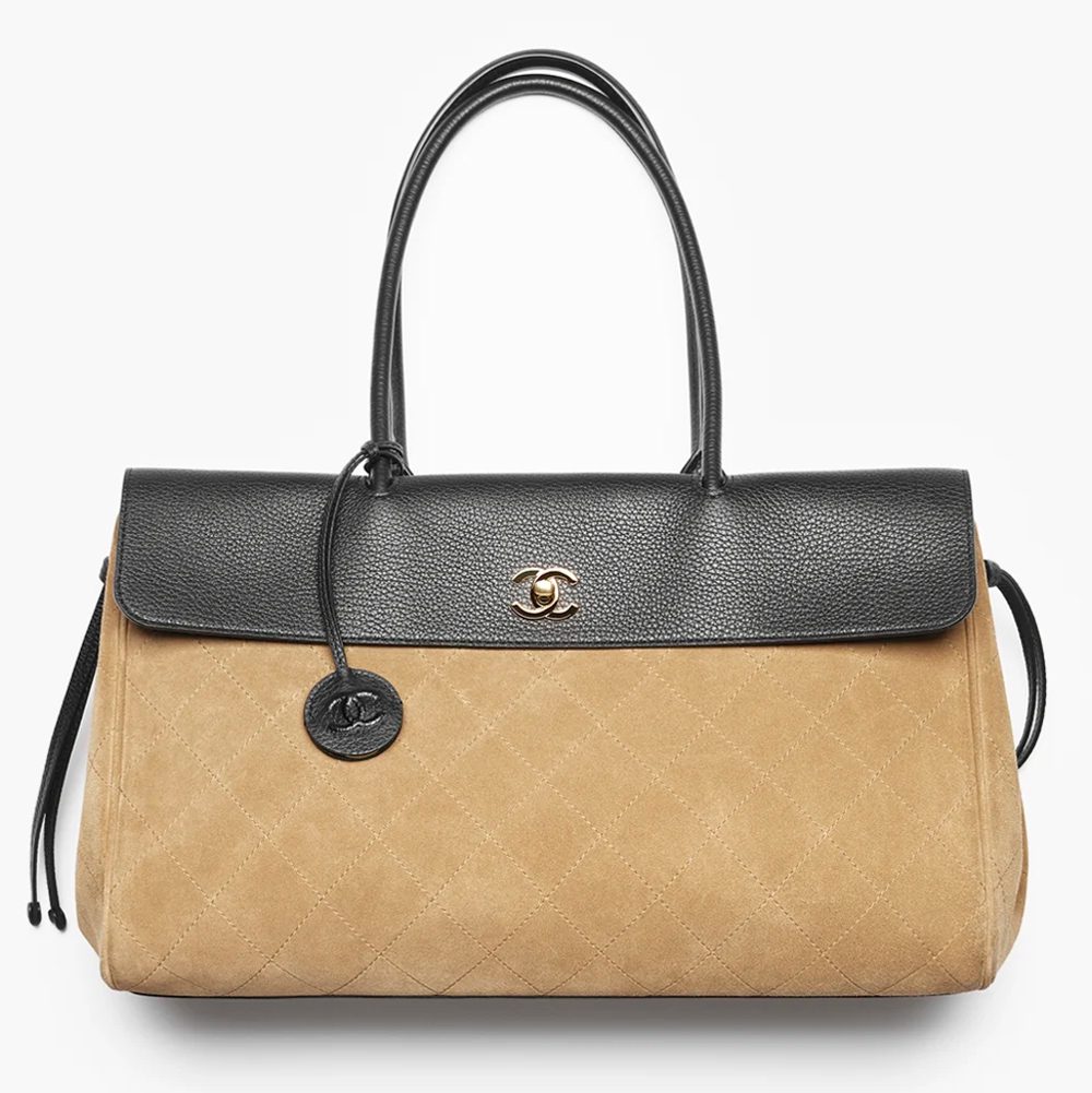 A Closer Look at Matthieu Blazy’s Chanel Métiers d’Art Debut 5 Chanel Suede Shopping Bag