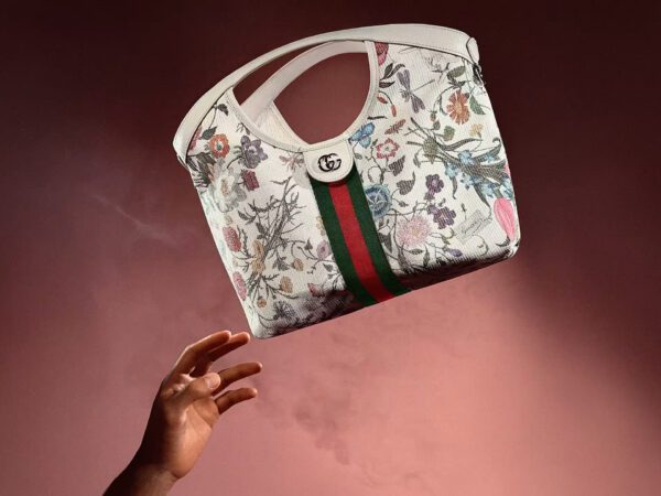 Gucci Gucci Giglio small floral tote bag