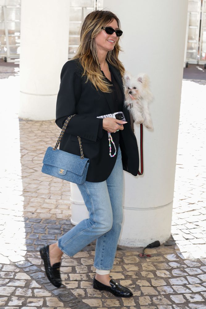 Hedi Klum Chanel Flap