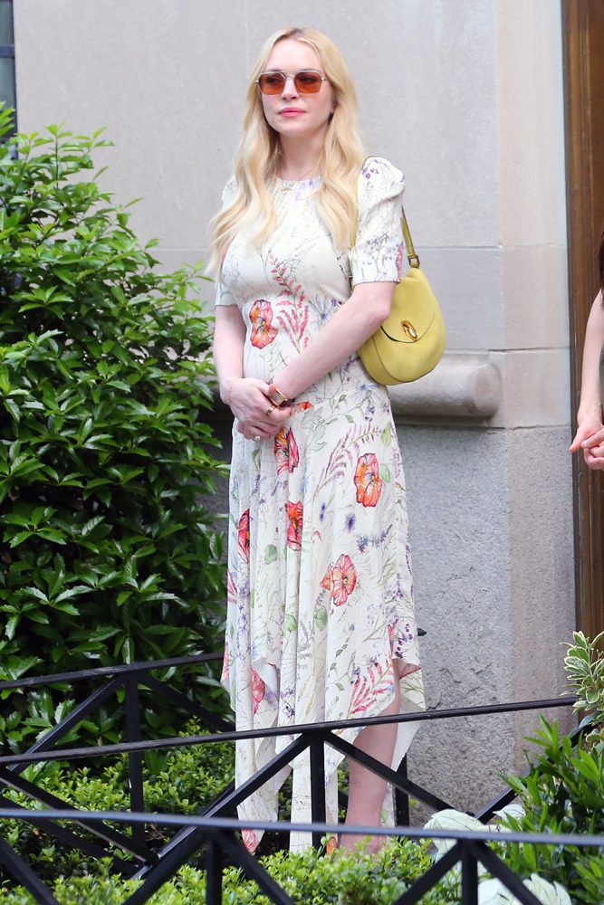 Lindsay Lohan Savette Tondo Bag