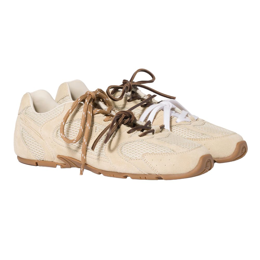 New Balance X Miu Miu 530 SL suede and mesh sneakers