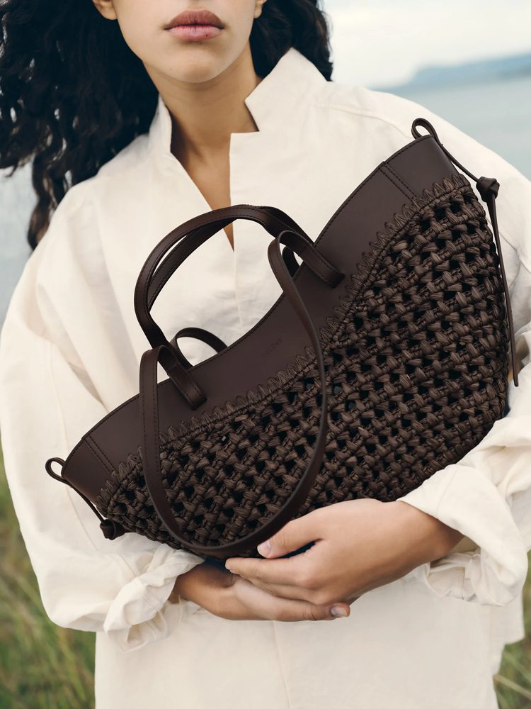Polene Cyme Mini Dark Brown