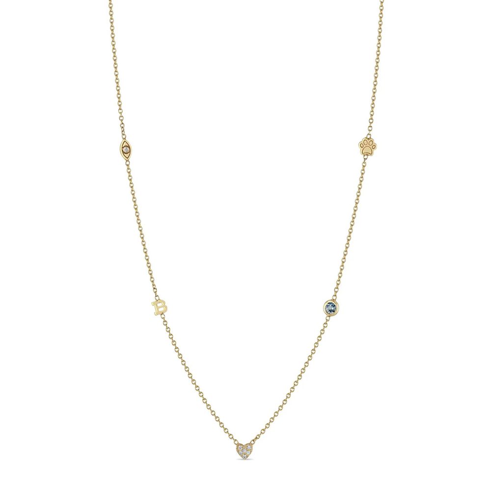 Zoe chicco 14k Custom Heartstrings Necklace